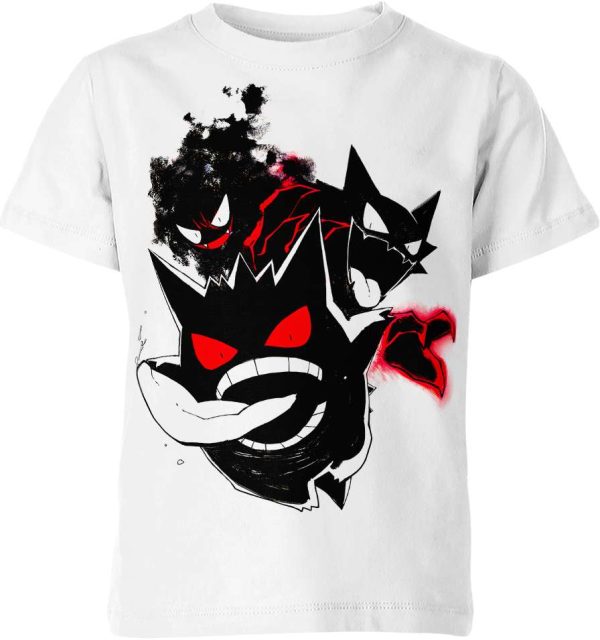 Gengar Haunter Gatsly from Pokemon Shirt Jezsport.com