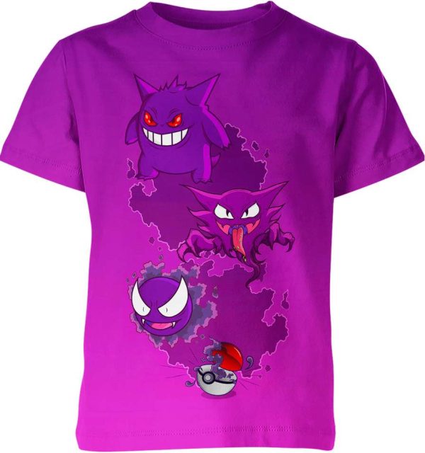 Gengar Haunter Gastly from Pokemon Shirt Jezsport.com