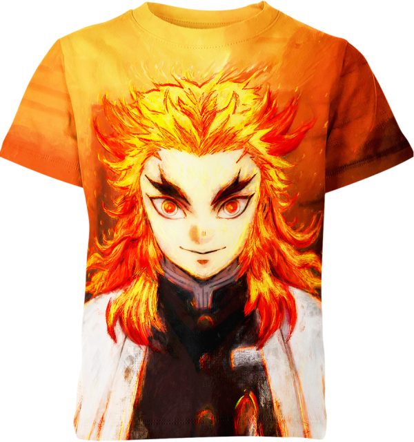 Kyojuro Rengoku from Demon Slayer Shirt Jezsport.com