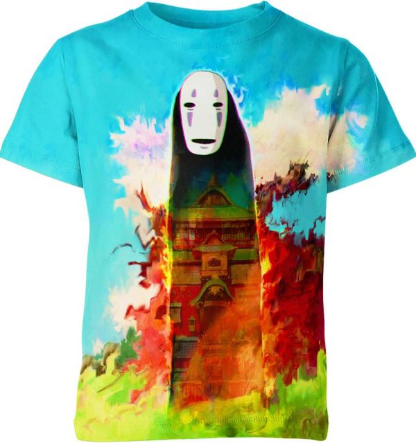 No Face from Spirited Away from Studio Ghibli Shirt Jezsport.com