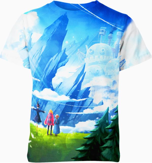 Howl's Moving Castle From Studio Ghibli Shirt Jezsport.com