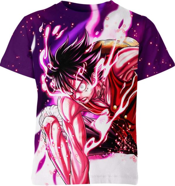 Monkey D Luffy Gear 2 from One Piece Shirt Jezsport.com