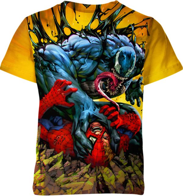 Venom vs Spider Man Shirt Jezsport.com