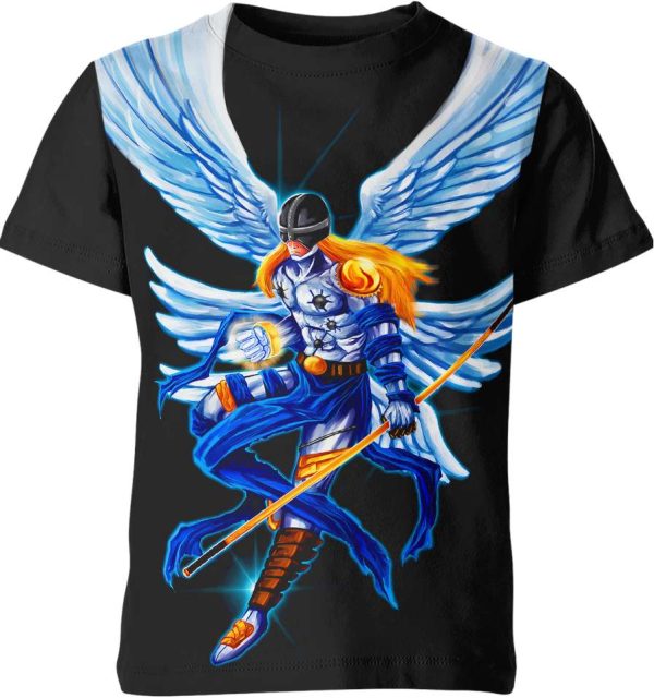 Angemon From Digimon Shirt Jezsport.com