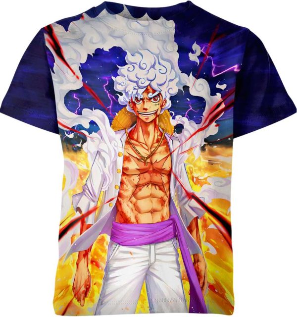 Gear 5 Luffy From One Piece Shirt Jezsport.com