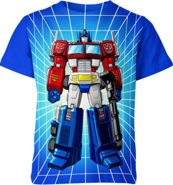 Optimus Prime From Transformers Shirt Jezsport.com