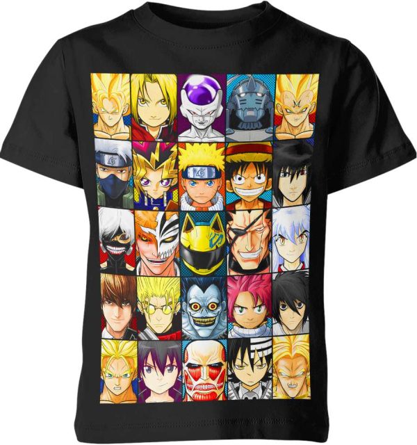 Anime Characters Shirt Jezsport.com