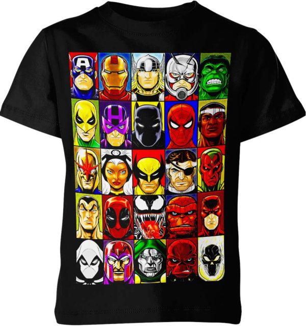 Marvel Comics Characters Shirt Jezsport.com