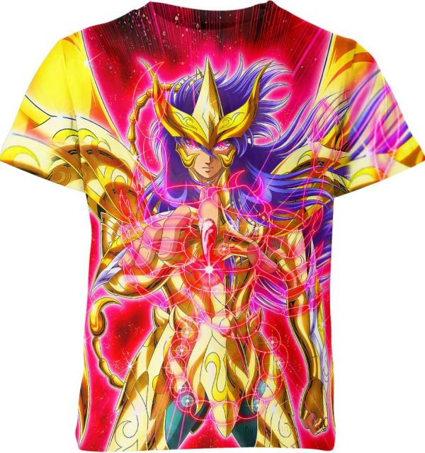 Scorpio Milo From Saint Seiya Shirt Jezsport.com