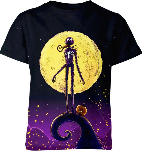 Venom x Jack Skellington From The Nightmare Before Christmas Shirt Jezsport.com