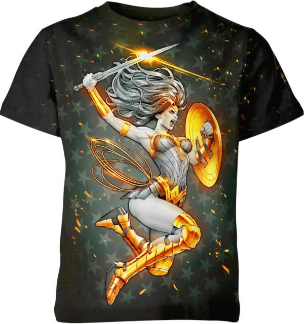 Wonder Woman Shirt, DC Comics Shirt, 3D Printing T-Shirts Jezsport.com