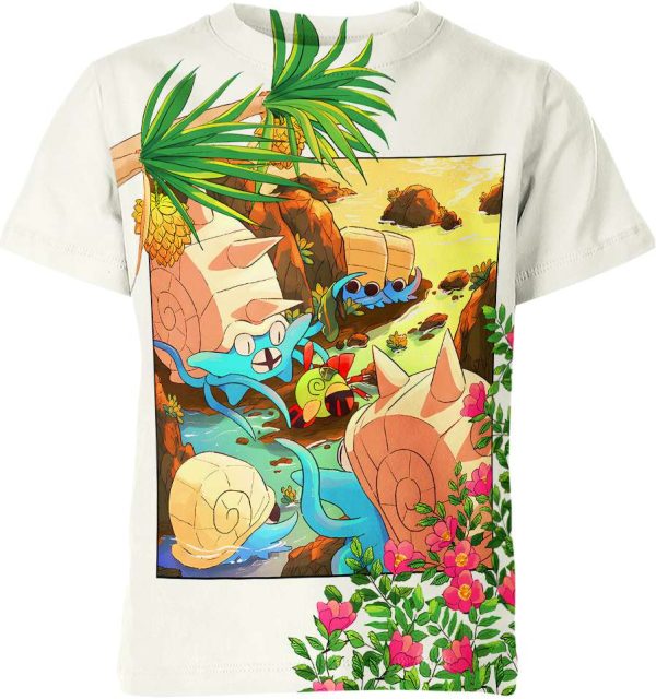 Omastar From Pokemon Shirt Jezsport.com