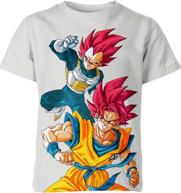 Goku And Vegeta From Dragon Ball Z Shirt Jezsport.com