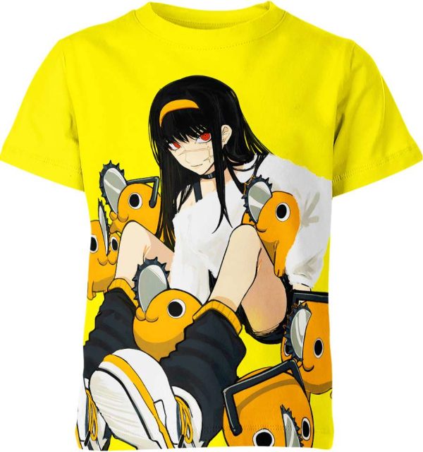 Yoru X Pochita From Chainsaw Man Shirt Jezsport.com