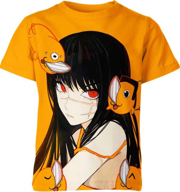 Yoru X Pochita From Chainsaw Man Shirt Jezsport.com