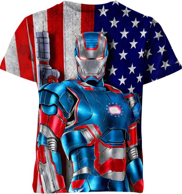 Iron Patriot From Iron Man Shirt Jezsport.com