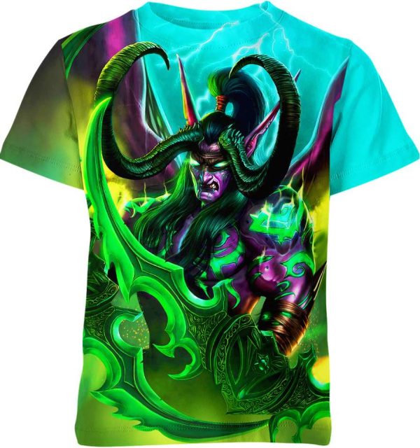 Illidan Stormrage Dota World Of Warcraft Shirt Jezsport.com