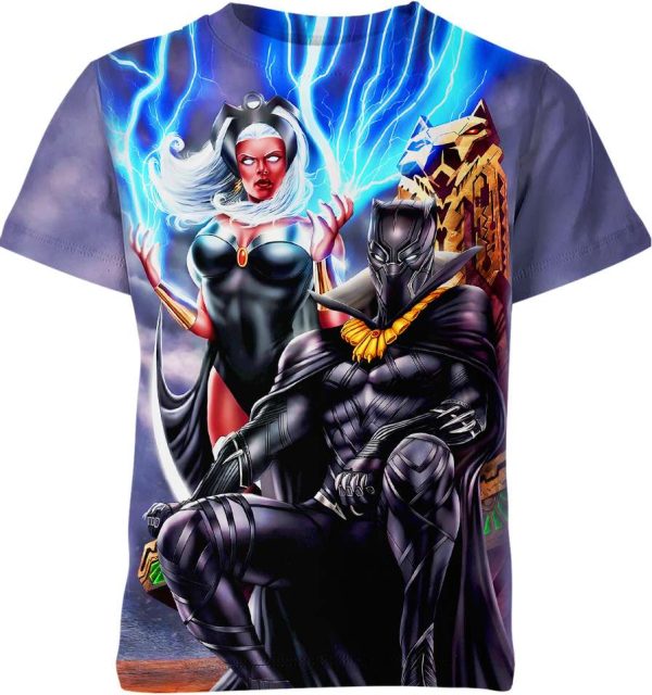 Black Panther And Storm Shirt Jezsport.com