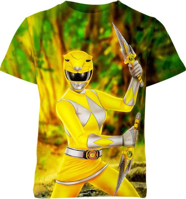 Yellow Power Ranger Shirt Jezsport.com