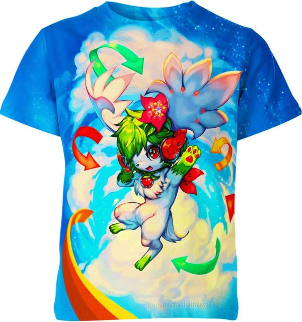 Shaymin From Pokemon Shirt Jezsport.com