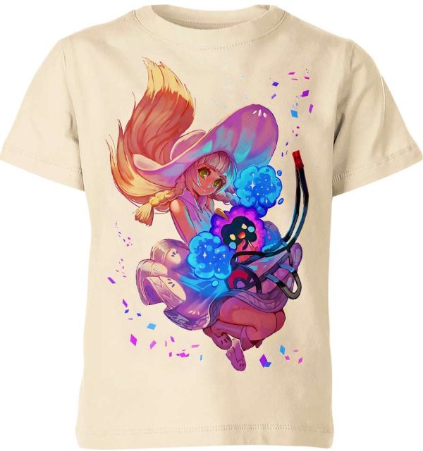 Lillie And Nebby From Pokemon Shirt Jezsport.com