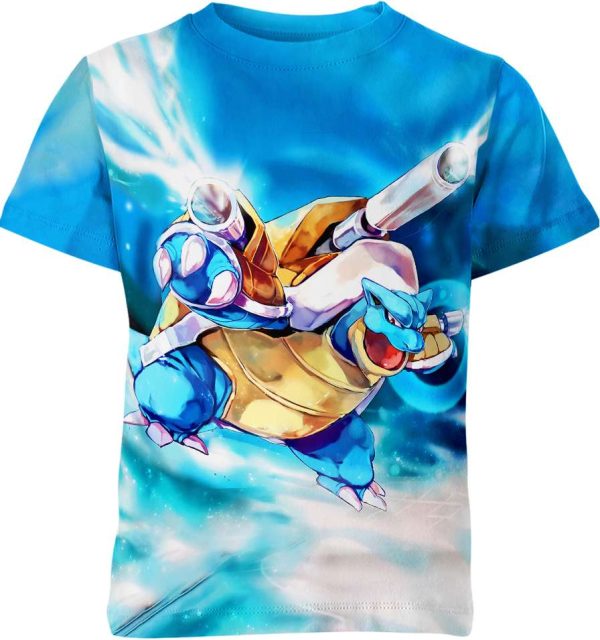 Mega Blastoise From Pokemon Shirt Jezsport.com