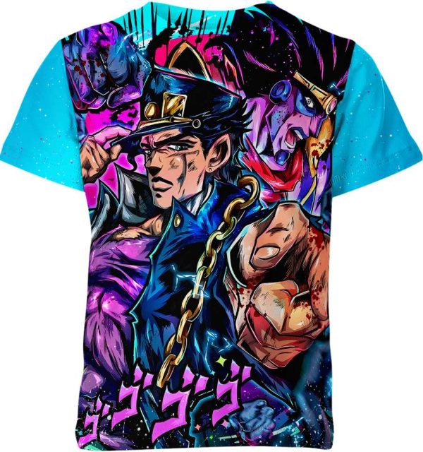 Jotaro Kujo From Jojo'S Bizarre Adventure Shirt Jezsport.com