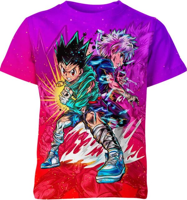 Gon And Killua From Hunter X Hunter Shirt Jezsport.com