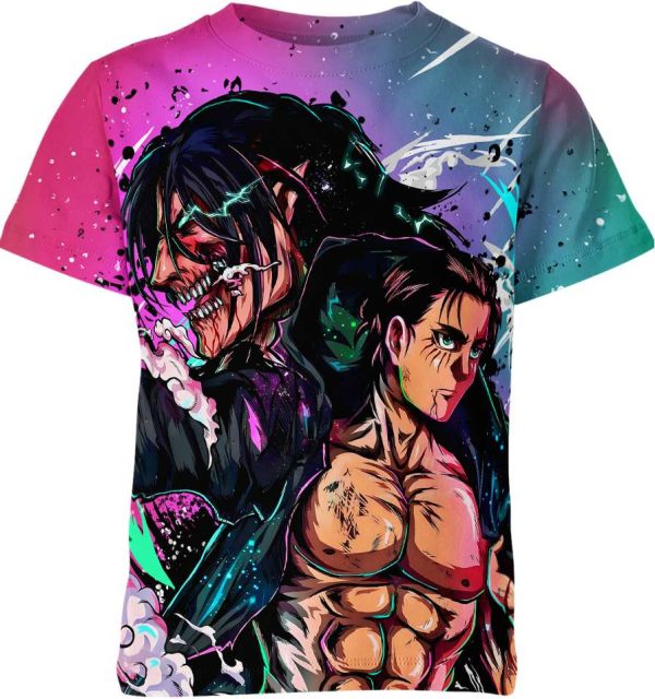 Eren Yeager From Attack On Titan Shirt Jezsport.com