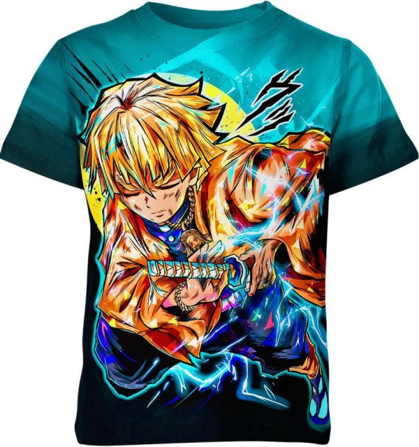 Zenitsu Agatsuma From Demon Slayer Shirt Jezsport.com