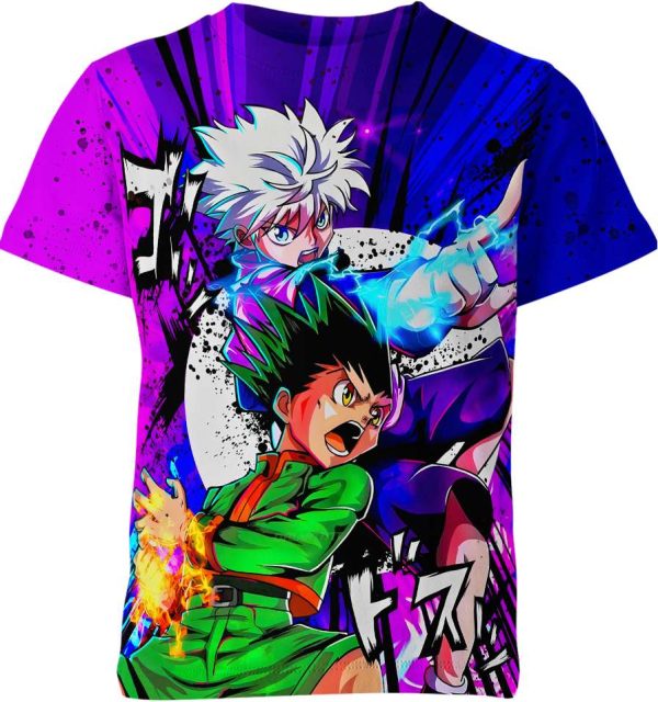 Gon And Killua From Hunter X Hunter Shirt Jezsport.com