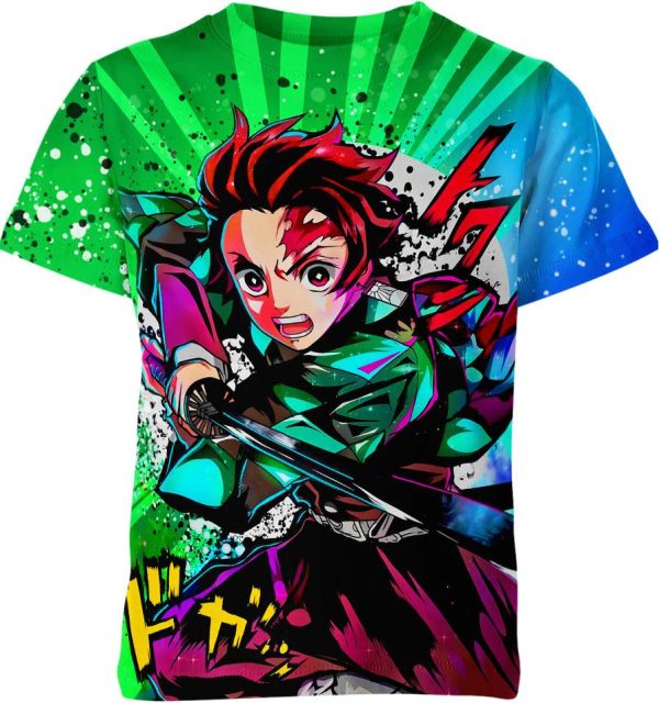 Tanjiro Kamado From Demon Slayer Shirt Jezsport.com