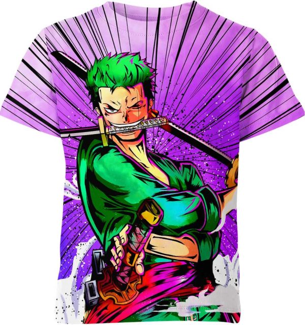 Roronoa Zoro From One Piece Shirt Jezsport.com