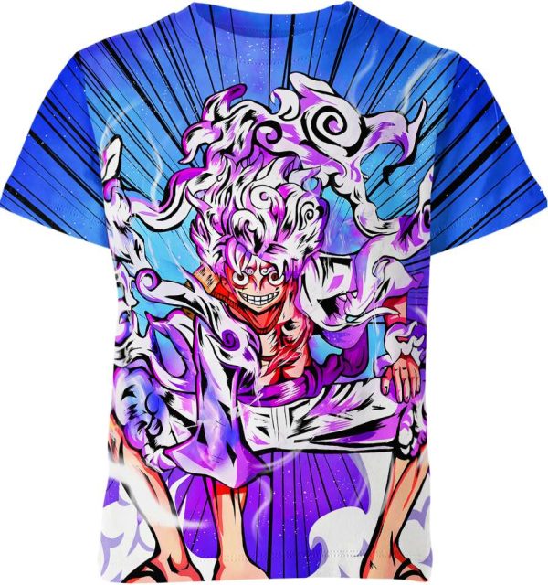 Monkey D Luffy Gear 5 From One Piece Shirt Jezsport.com