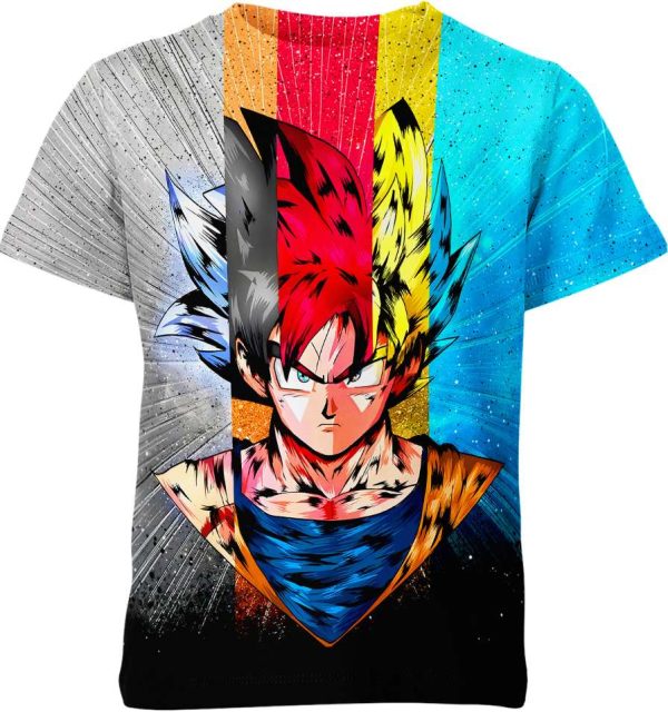 Son Goku From Dragon Ball Z Shirt Jezsport.com