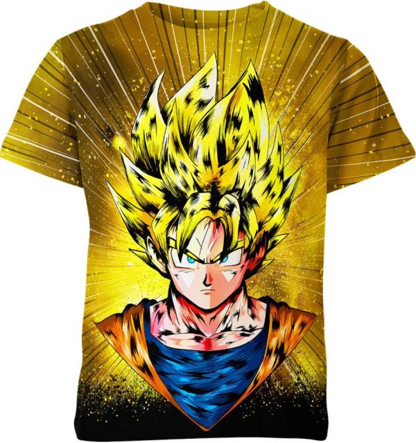 Son Goku From Dragon Ball Z Shirt Jezsport.com