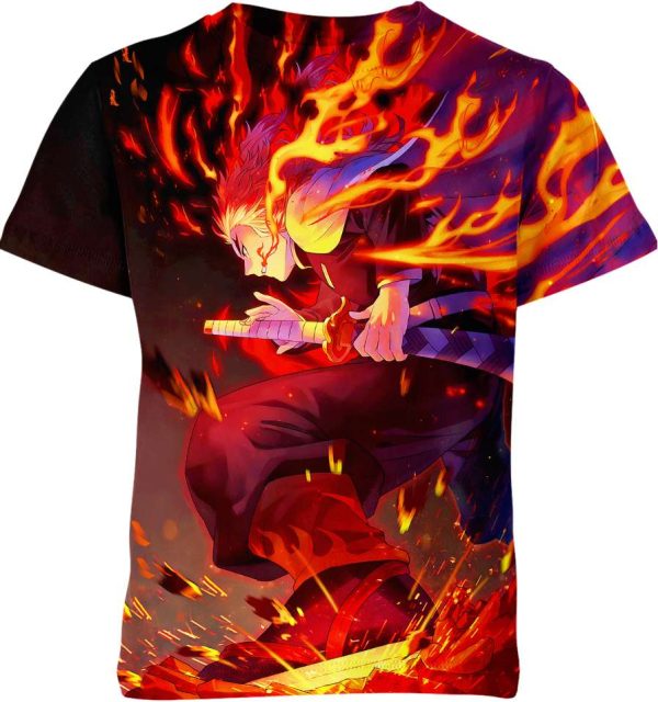 Rengoku From Demon Slayer Shirt Jezsport.com
