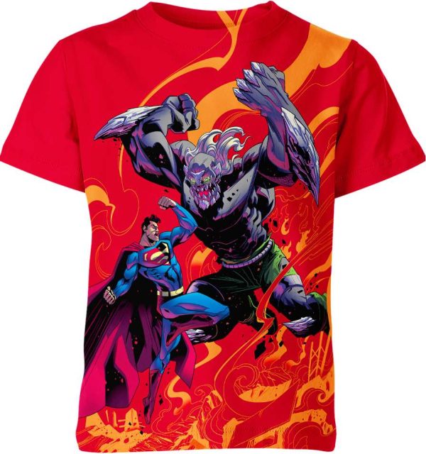 Superman Vs Doomsday Shirt Jezsport.com