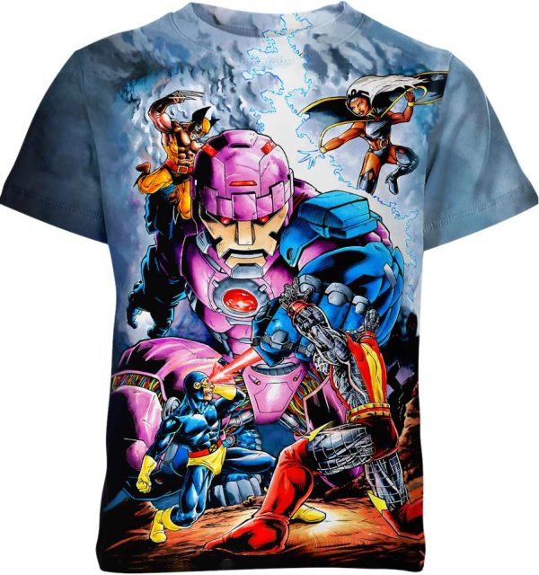 X-Men Vs Sentinel Shirt Jezsport.com