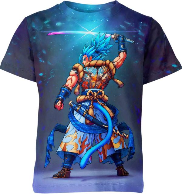 Samurai Gogeta From Dragon Ball Z Shirt Jezsport.com