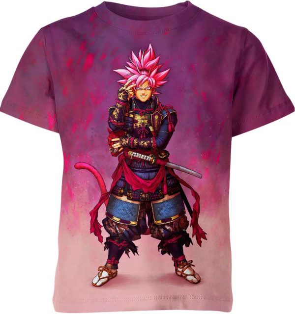 Samurai Goku Black Rose From Dragon Ball Z Shirt Jezsport.com