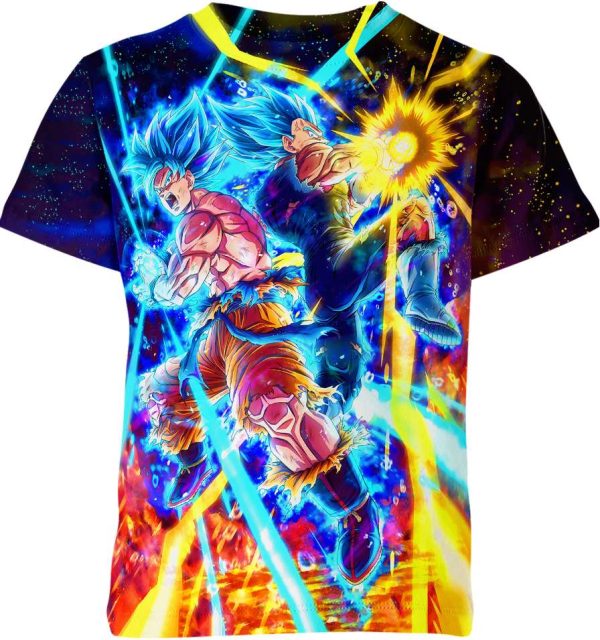 Goku X Vegeta From Dragon Ball Z Shirt Jezsport.com