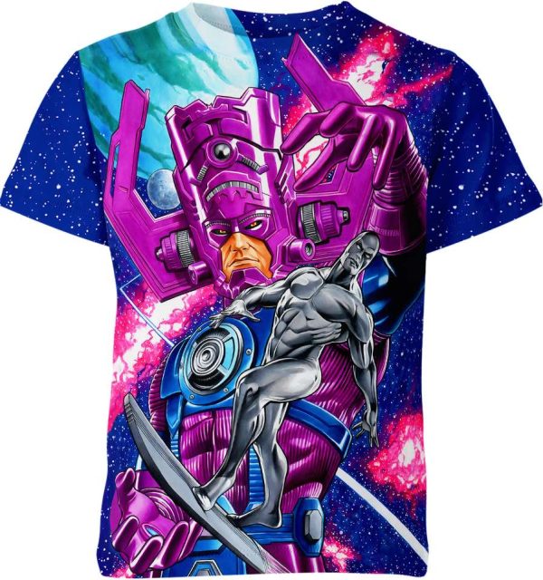 Galactus And Silver Surfer Shirt Jezsport.com