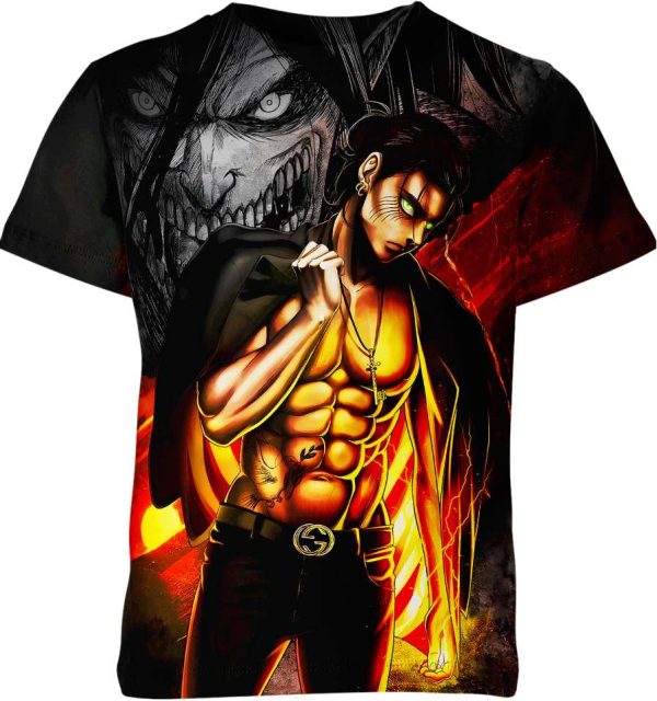 Eren Yeager Attack On Titan Shirt Jezsport.com