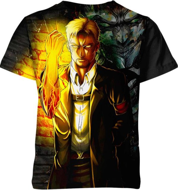 Reiner From Attack On Titan Shirt Jezsport.com