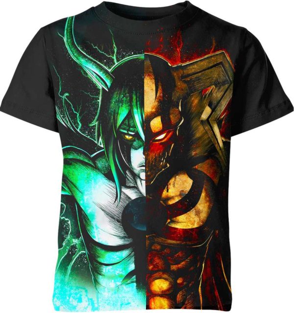 Ulquiorra Cifer Ichigo Kurosaki Bleach Shirt Jezsport.com