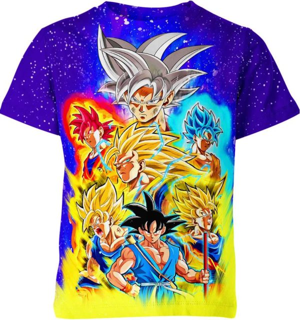 Son Goku From Dragon Ball Z Shirt Jezsport.com