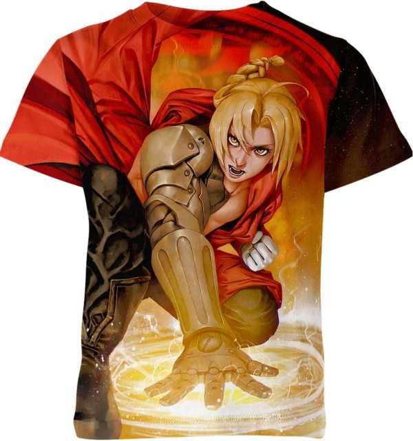 Edward Elric From Fullmetal Alchemist Shirt Jezsport.com