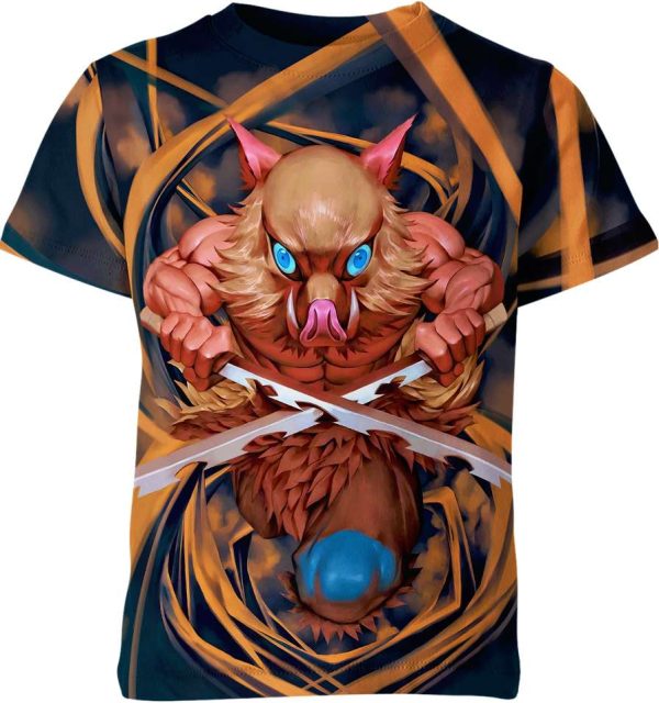 Inosuke Hashibira From Demon Slayer Shirt Jezsport.com