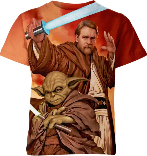 Yoda And Obi-Wan Kenobi From Star Wars Shirt Jezsport.com